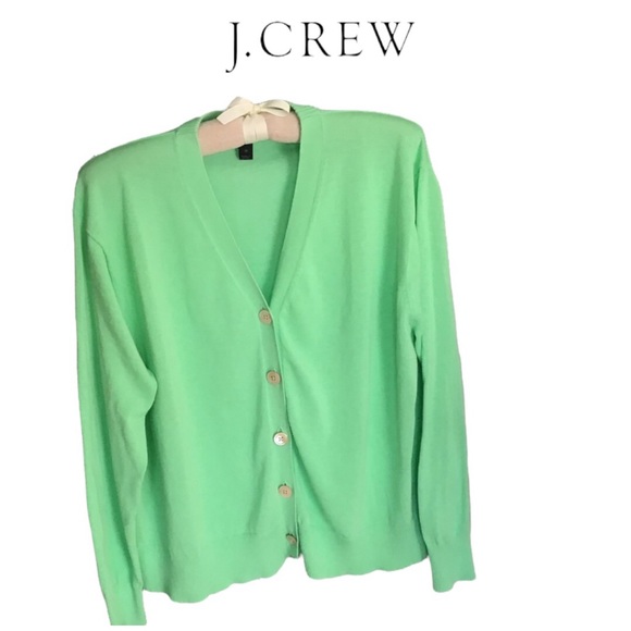 J. Crew Sweaters - 🆕  Cotton Cardigan  🌿🍃🌿